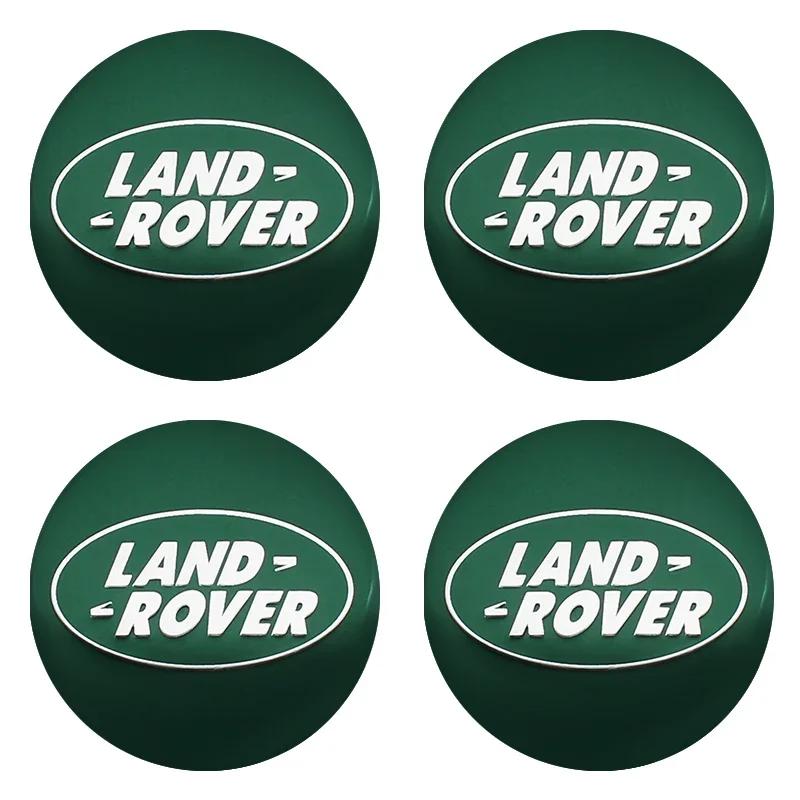

4pcs 56mm Car Wheel Center Covers Sticker Hub Caps Stickers For Landrover SVR Discovery Velar Evoque Range Rover L322 L405 P250