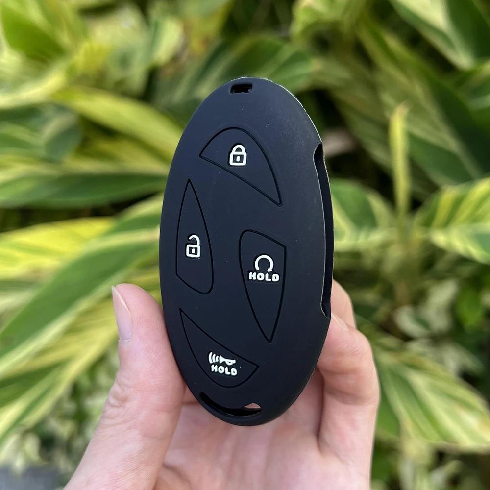 Shell Fob Holder for New Kona SX2 For Hyundai IONIQ 6 New Grand Prix GN7 Silicone Car Key Case Key Cover Accessories