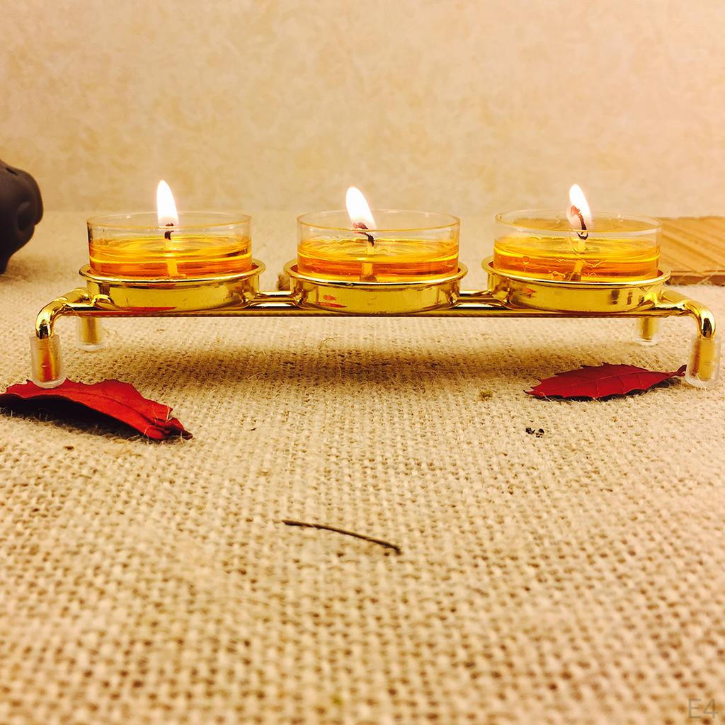 Candle Holder Candlestick Butter Lamp Light Decoration Stand for Home Decor Desktop