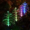 2PCS Solar Five-layer Jellyfish Star Light, Christmas Tree Light, Outdoor Waterproof Garden Lawn Floor Flower Light, Party Decoration Light