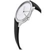 CALVIN KLEIN watch quartz movement leather strap 40mm silver dial men's watch 30m waterproof casual K3M211CY