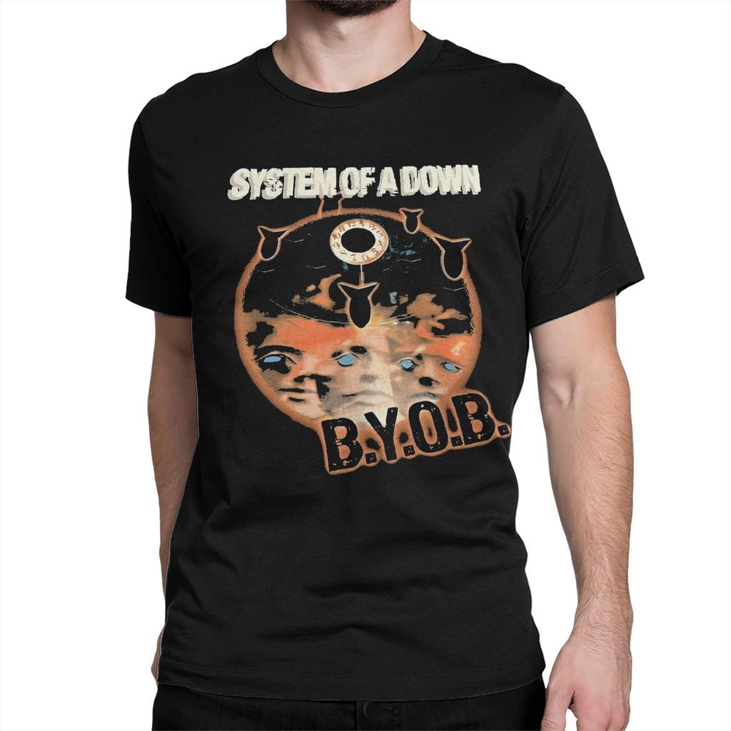 Toxicity Album System of a Downs Band Men Women T Shirts Tee Shirt Short Sleeve Crew Neck T-Shirt Pure Cotton Summer Clothes
