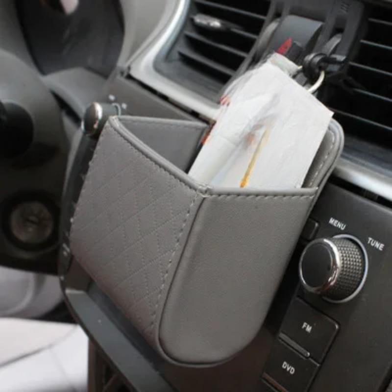 

Искусственная кожа, автомобильная розетка, аккуратный ящик для хранения на спинке сиденья, сумка для монет, карманный органайзер, подвесной держатель, сумка, автомобильные аксессуары серый