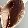 Vivienne 13 x 20 x 5 cm Clio Series Lace Embroidery Accessory Case WK2505A1 [Pouch Beige]
