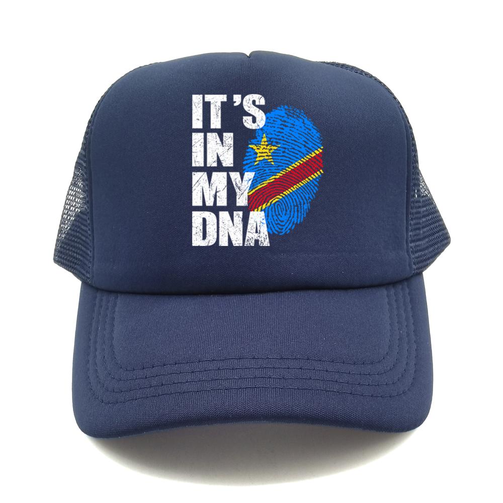 Democratic Congo Flag Trucker Hat Adjustable Mesh Baseball Cap Patriotic Congo Casual Sun Hats for Unisex Women