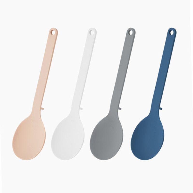 Reborn. J Non-Touching Silicone Integrated Measuring Stir-frying Spoon 4 Colors