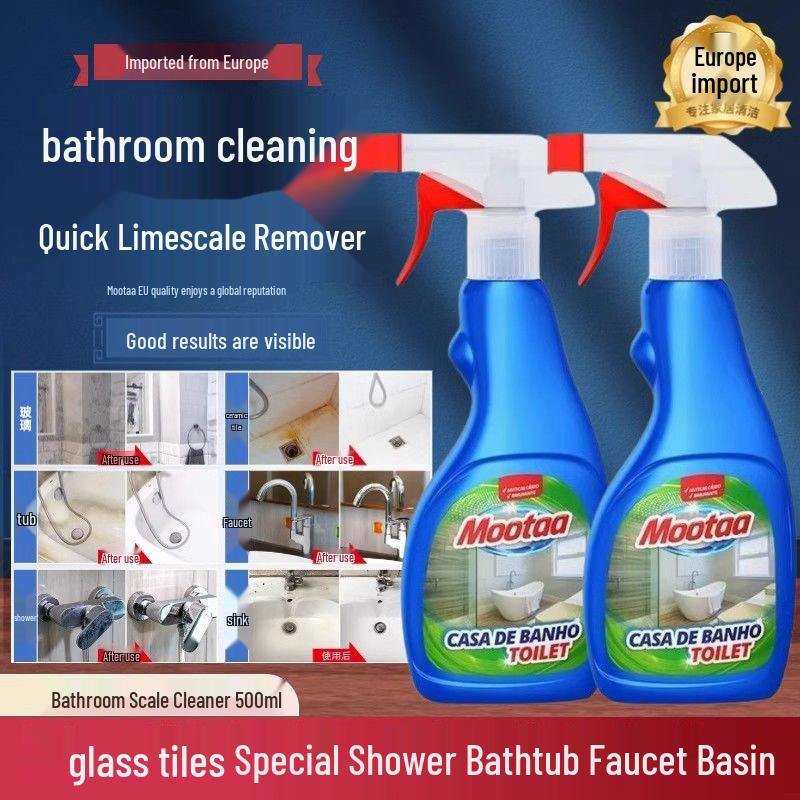 Mootaa Bathroom Glass Faucet Cleaner - Descaler for Bathtub Shower Hardware Mootaa