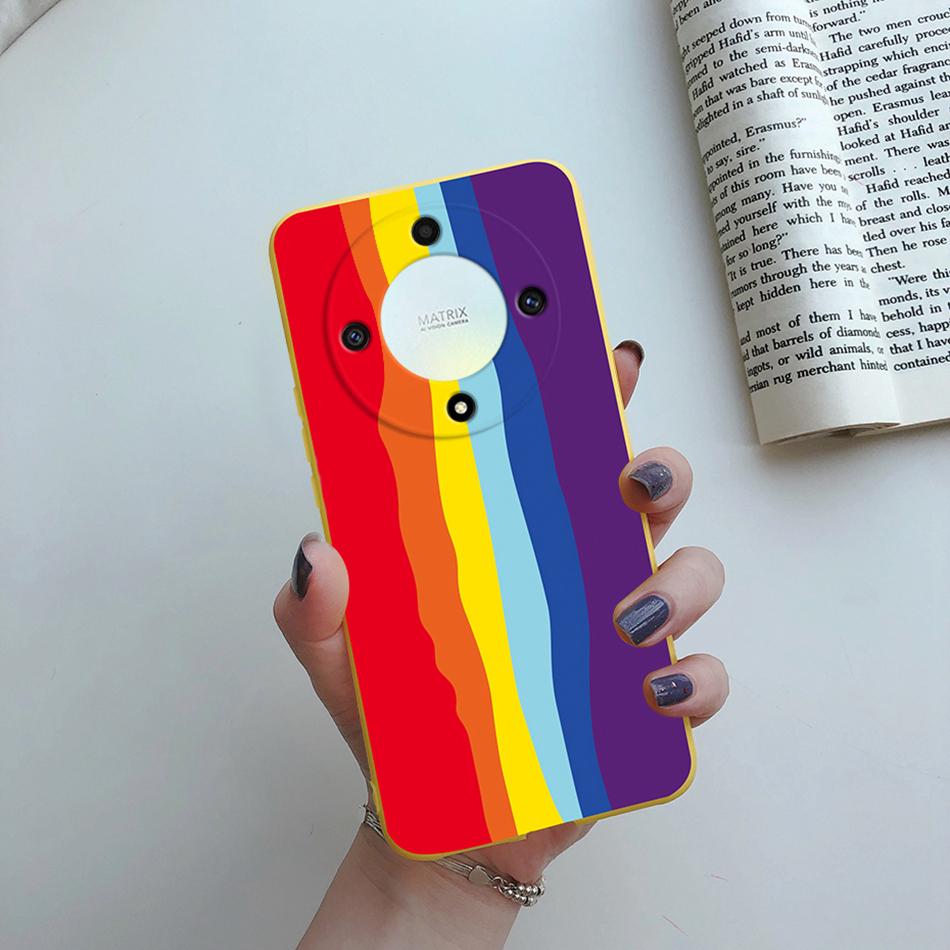 Case For Honor X9a X9b 5G Cover Silicone Soft Fashion Flower Back Shell Coque For Honor X9a X9b X9 a X 9 B 2023 Phone Case Funda