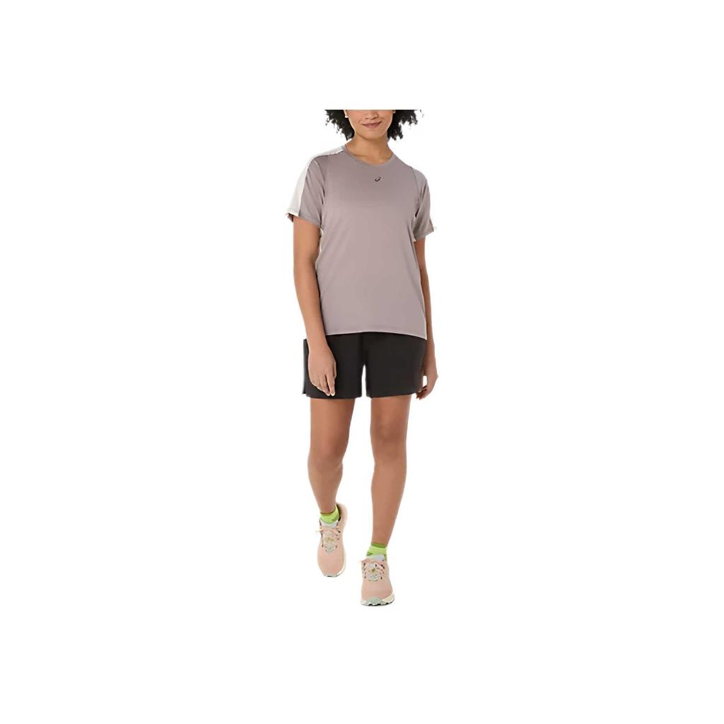 Asics Fujitrail Elite Stylish Simple Versatile Short Sleeve T-Shirt Women Tops 2012D207-020