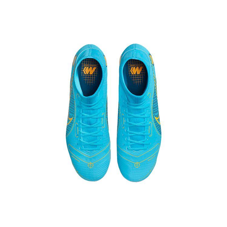 Nike Mercurial Superfly 8 Academy AG Soccer Shoes Men sneaker Light-Blue DJ2866-484