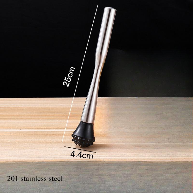 Stainless Steel Ice Breaker Cocktail Ice Breaker Cream Tea Lemon Hammer Pounding Ice Bar Supplies