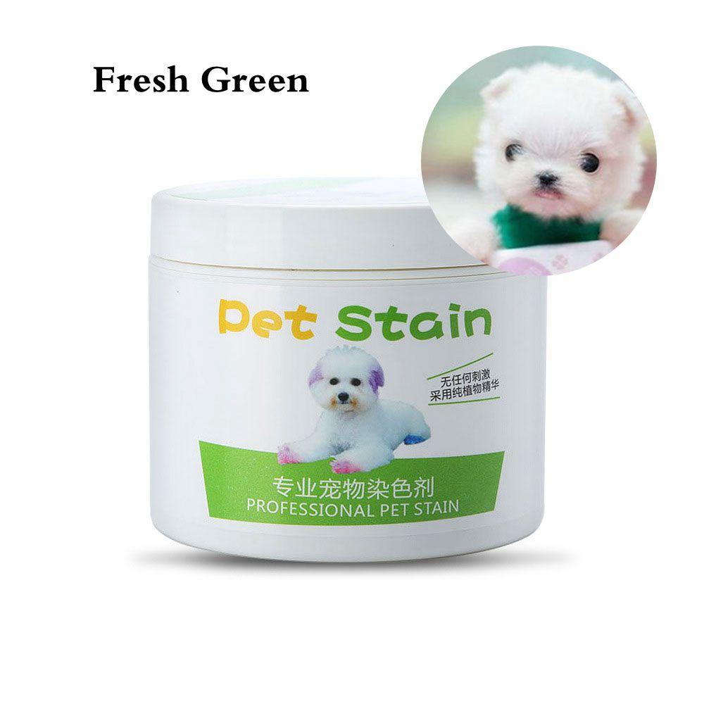 100g Semi-permanente Haarfärbcreme für Hunde, hochpigmentiert, bunte Hundefell-Aufhellung, Farbstoff-Pigment-Zubehör für Zuhause