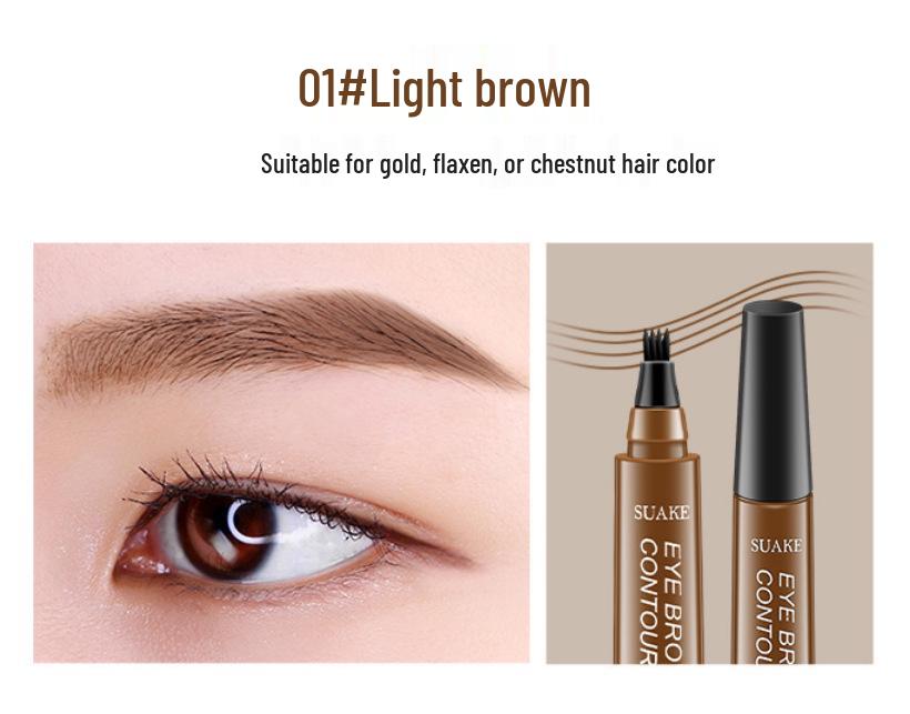 

Distinct Strokes 4-Tip Waterproof Eyebrow Pencil: Long-Lasting, Smudge-Proof, Sweat & Fade-Resistant for Perfectly Defined Brows.