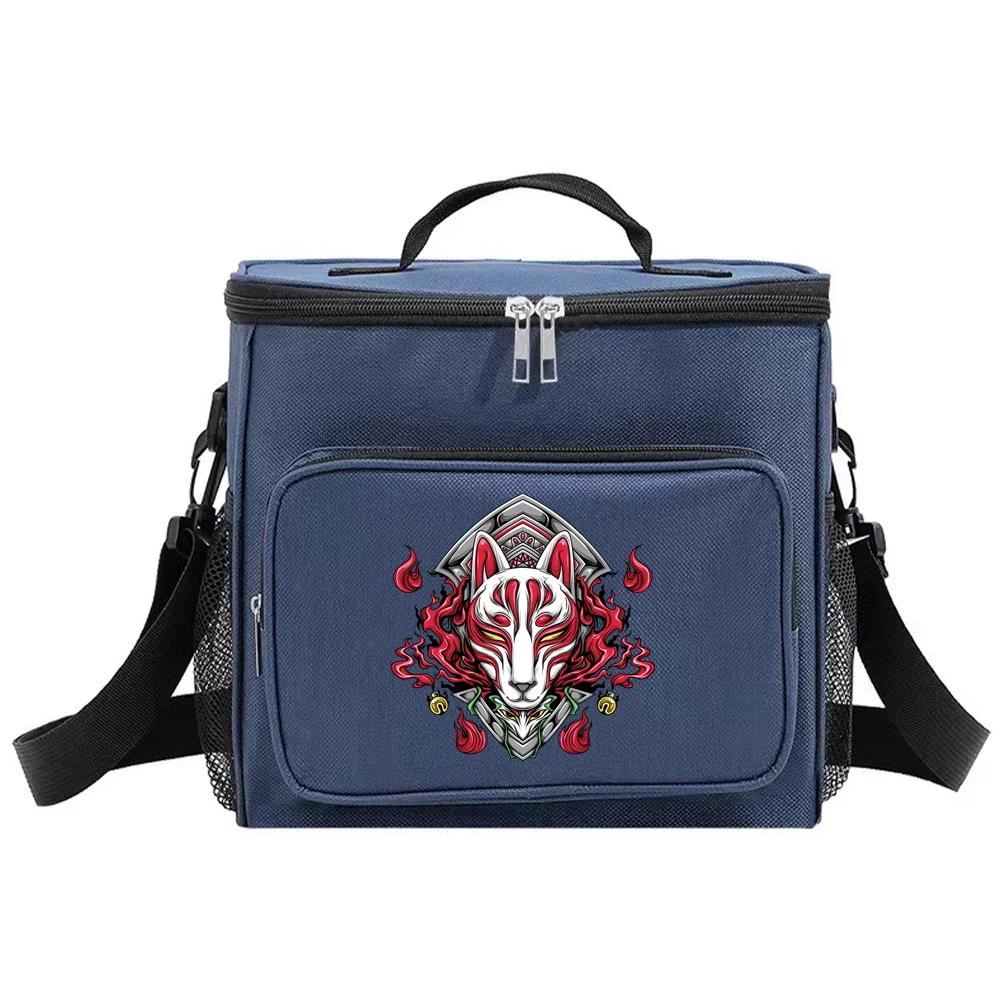 Cooler Box Insulated Lunch Bags Thermal Organizer Handbag for Student Portable Waterproof Camping Storage Boxes Mask Series