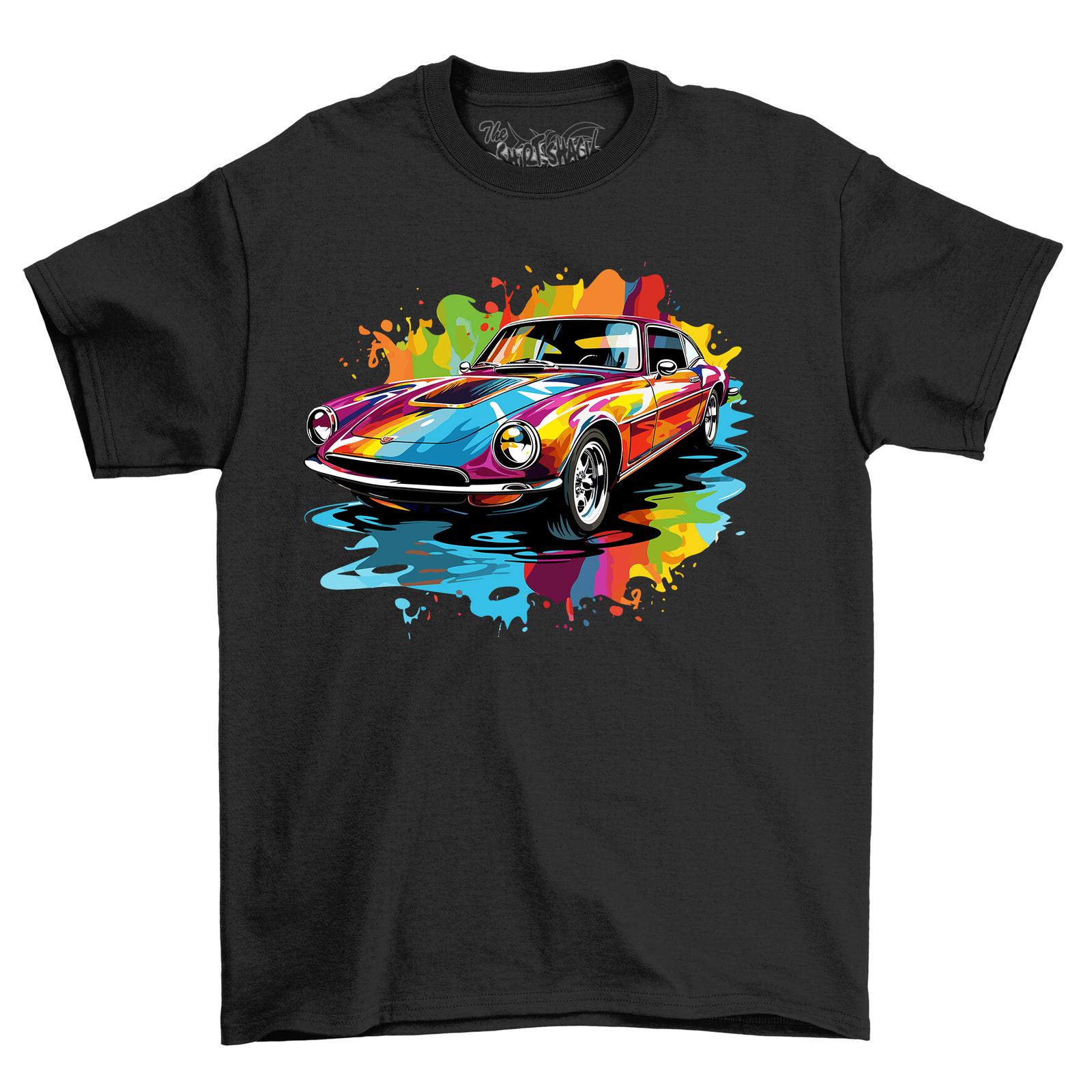 

Cool Car Paint Drip Design T-Shirt Mens Womens Tees Top - Funny and Vibrant! Stand out in any crowd w 3XL