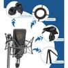 TLM 103 Shock Mount - Microphone Mount for SUUNTOKS Neumann TLM 103 M147 Condenser Microphone, Black