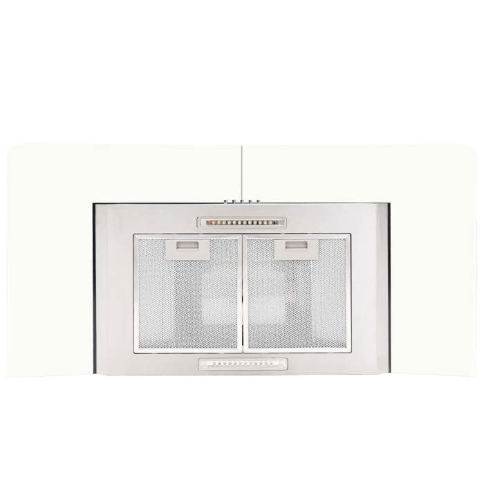 Hotte murale décorative - VIDAXL - 90 cm - 720 m³/h - LED