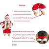 Santa Claus Climbing Chimney Electric Toy with Beads and Shaking Boot, Single/Double Ladder.