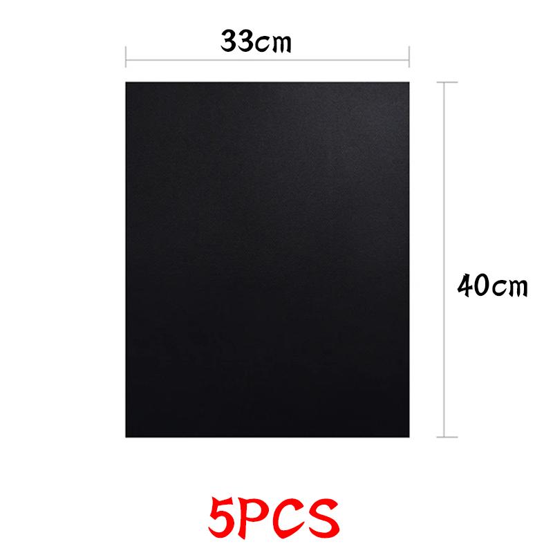 

5Pcs BBQ Grill Mat Baking Mat Cooking Grilling Sheet Heat Resistance Baking Mats Barbecue Liners Pad Easily Cleaned Kitchen Tool