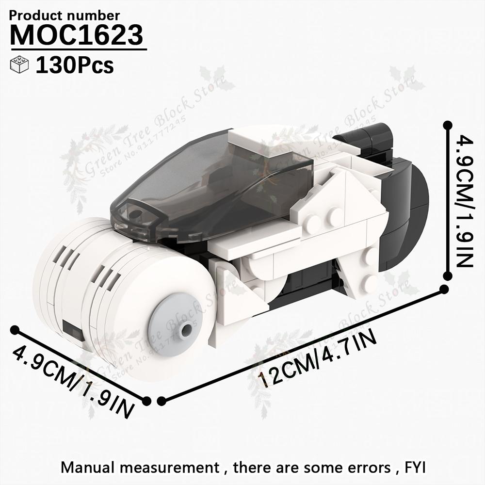 Sci Fi Film Series Building Block Tron Fighter Jet Racing Cars MOC Adult Creative Models DIY Assembly Bricks Toys Gifts For Kids