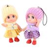 Neues 5er Set Kinderspielzeug Weiche Babypuppen Spielzeug Mini-Puppe Für Mädchen Zufällige Farben Großhandel