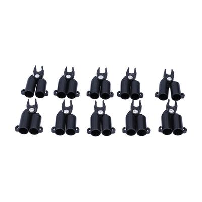 10PCS A-Type Connecting Joint Fixed Clip Plant Supports Fixing Stakes Connector Garden Tool(11mm ID