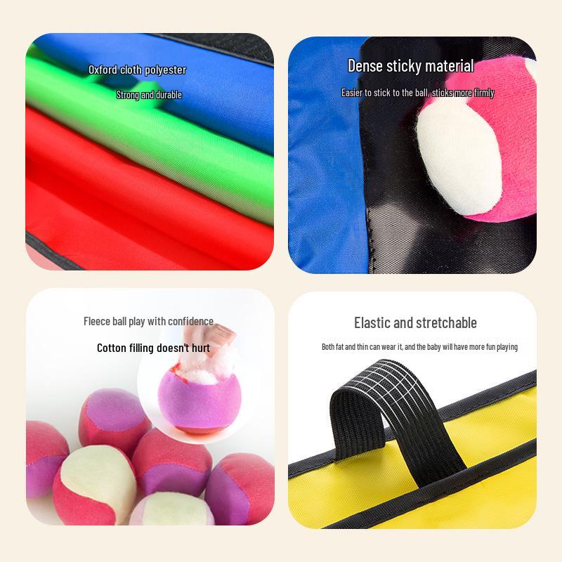Free Shipping: Kids Sticky Ball Vest for Outdoor Games - Parent-Child Fun Toy