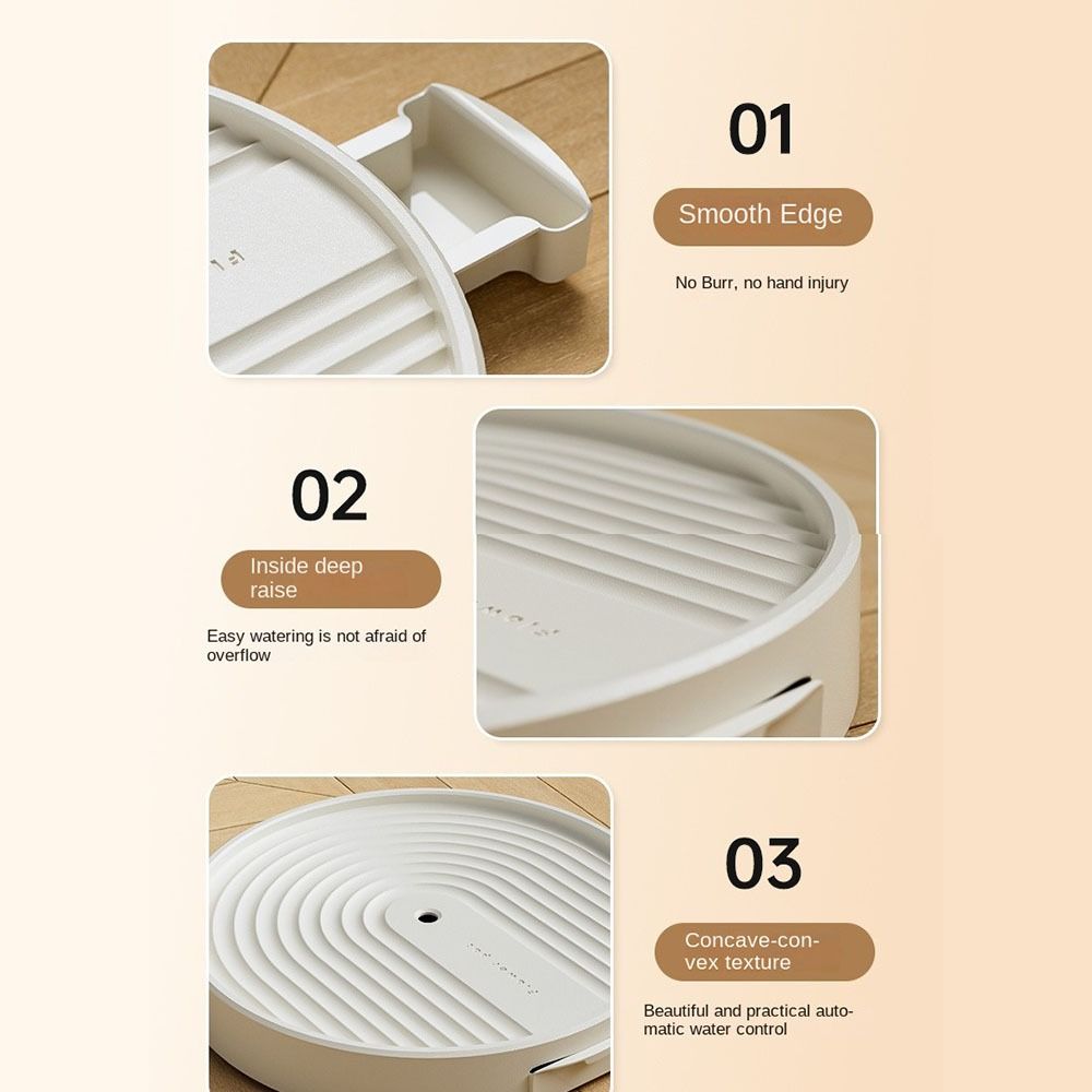 Heavy Duty Movable Plant Stand Round Plants Pots Holder Portable Rolling Plant Tray  Flowerpot