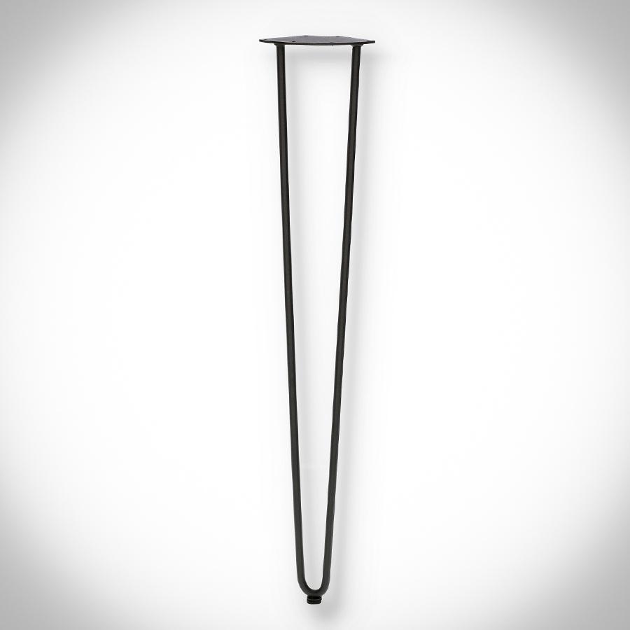 HAIRPIN Leg Made of Rod - Double 73 BLACK