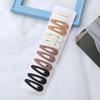 Milk Coffee Colored Square Hairpin for Women - Sweet Side Bangs Clip, Japanese & Korean Geometric All-Match Bangs BB Hair Accessories
