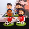 Cool Football Player Mini Figures 3D Models Building Blocks Kids Toys DIY Micro Blocks Soccer Action Figure Birthday Gifts