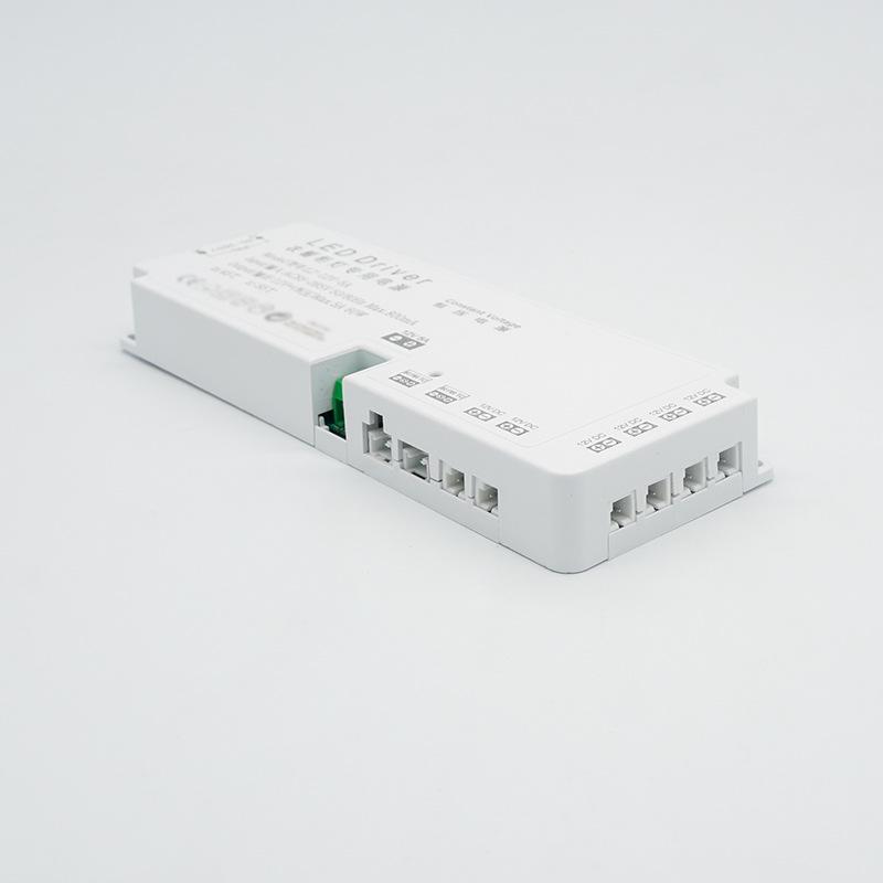 12V/24V Multi-Port Driver Power Supply for Wardrobe & Cabinet Lights - European Plug, 8.3A