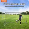 Soccer Rebounder Net, 12x6FT Iron Soccer Training Equipment, Sports Football Training Gift with Portable Bag, Volleyball Rebounder Wall Perfect for