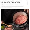 8L Large Capacity Electric Meat Grinder Household Stainless Steel Vegetable Crusher Kitchen Food Processor