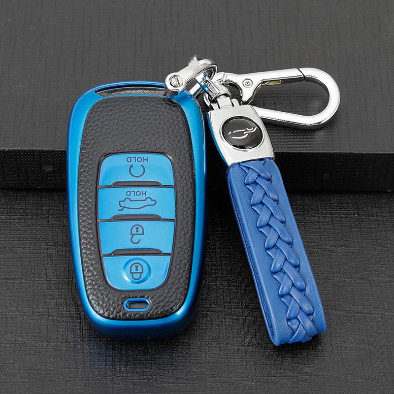 Car Key Case: Compatible with Hongqi H5, H9, E-HS9, H7, E-QM5 & HS5 Models