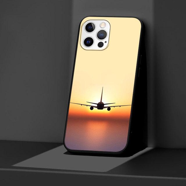 

Чохол для телефону Aircraft Airplane Black для Apple Iphone 11 13 12 Mini 14 Pro Max Xr 7 8 +Se 2020 Xs 6 6s Plus 5 5s силіконовий чохол для телефону iPhone 13