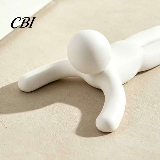Windproof Door Fixing 2Pcs Funny Little Guy Stopper, 3D Printed Decorative Creative Housewarming Gift Stop, Novelty Human Shaped Wedge, Fun Home Decor