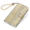 Suitable for A54 5G mobile phone leather case A34 sequined glitter card wallet bracket protective case A24 hand rope