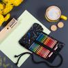 Rollable Pencil Bag For  Pencils Pen Holder Canvas Wrap Bags Organizer Pencil Case School Pencil Holder Case