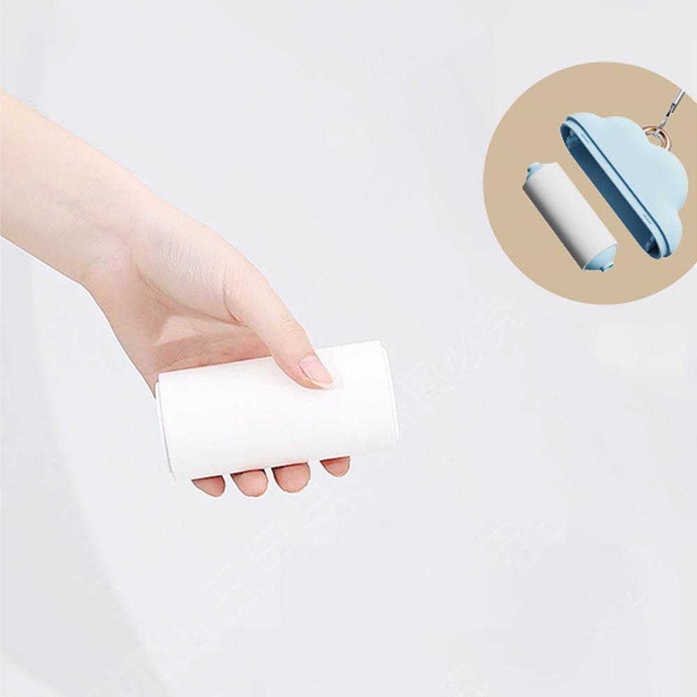 Cloud Shaped Roller Sticky Brush Lint Roller Brush Refill Tearable Brush Head Drum Type Pet Hair Remover Roller