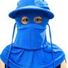 Sun Protection Full-Face Sun Hat Breathable Cycling Cap Fashion Woman Bucket Hat  Summer Outdoor