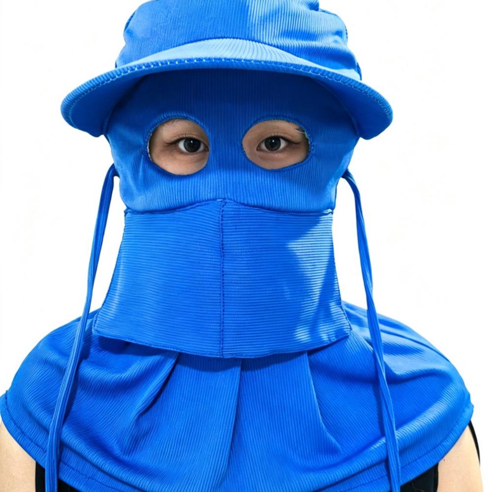 Breathable Full-Face Sun Hat Wide-Brimmed Cycling Cap Hot Woman Bucket Hat Summer Outdoor