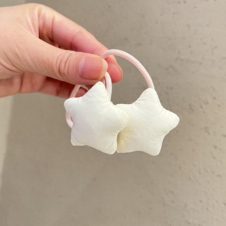 Children's Candy Color Star Hair Tie - Cute Baby Ponytail Accessory