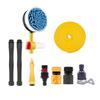 Auto Rotating Car Wash Brush Kit With Long Handle Pressure Washer Mop For Cars/RV/Truck/Yard/Garden Mop Cleaning