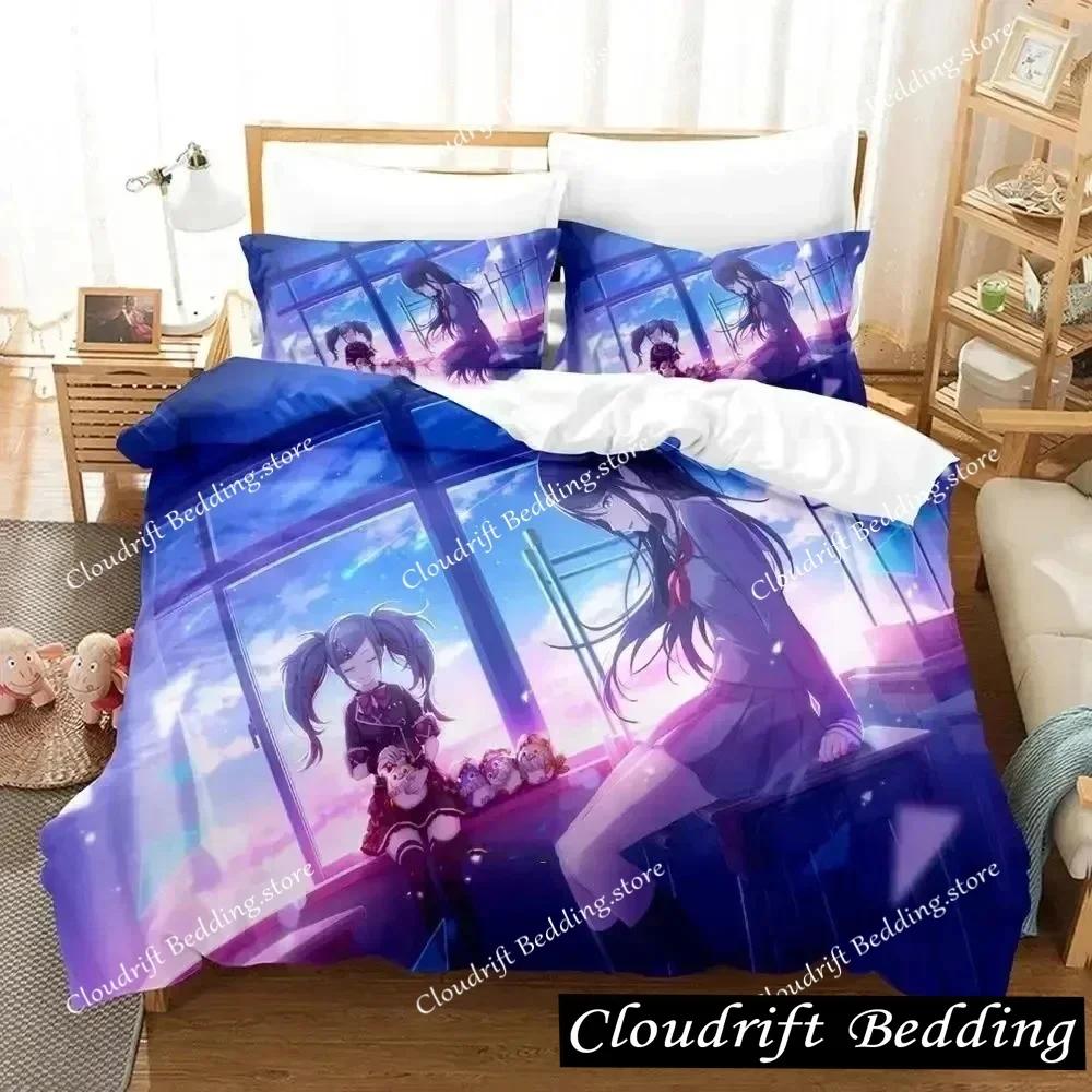 3D Anime Project SEKAI Hoshino Ichika Bedding Set Boys Girls Twin Queen Size Duvet Cover Pillowcase Bed Kids Adult Quilt Cover02