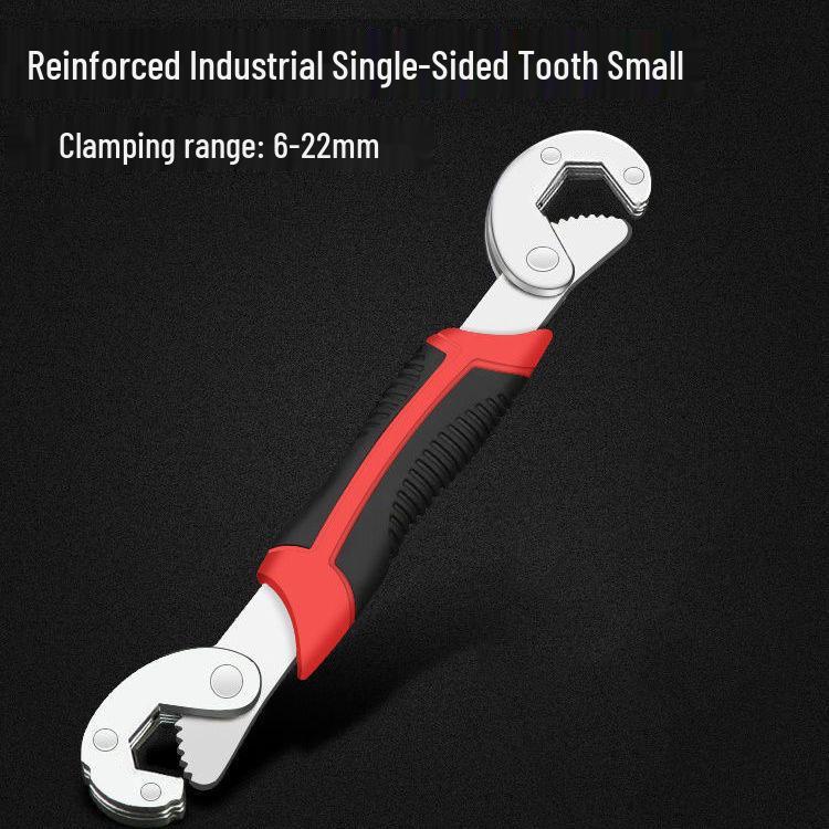 Multipurpose Adjustable Wrench Set: Open-End, Pipe, and Quick Wrench