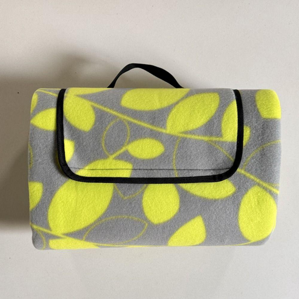 Couverture de pique-nique extra large en velours épais, imperméable, résistante au sable et à l'humidité, pliable et portable, idéale pour le camping en extérieur.