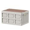 Camping Storage Box Outdoor Folding Storage Boxes Car Trunk Travel Organizing Bin with Lid Stackable Dustproof Spice Picnic Case