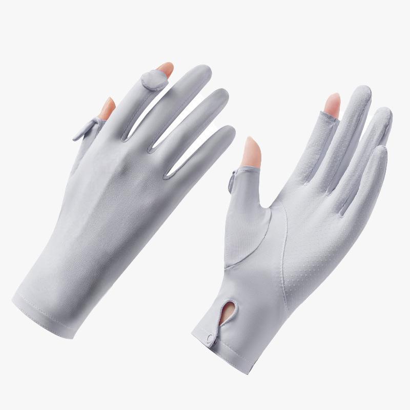 Sunscreen Gloves for Women with Ultraviolet Rays Summer Electric Car Anti Slip Thin Touch Screen Riding Sunscreen Gloves for Women