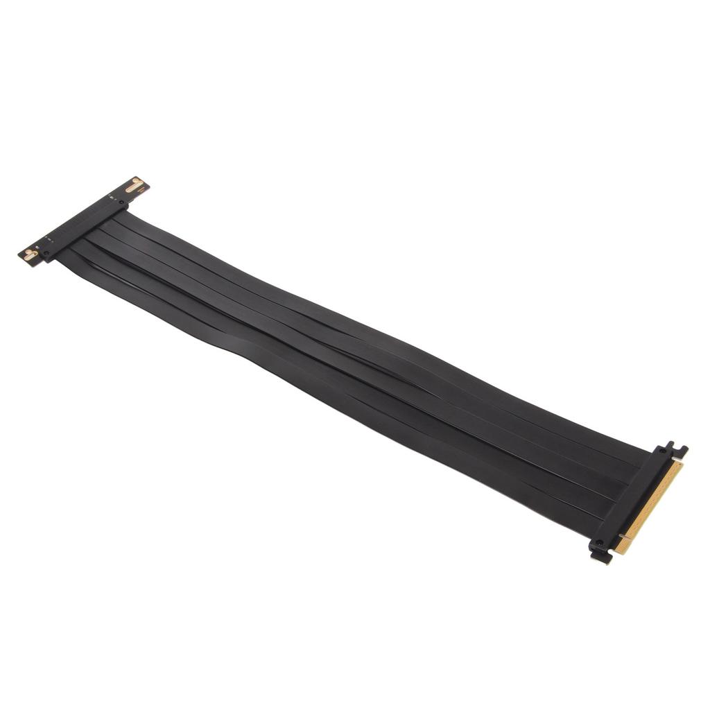 כרטיס מאריך GPU גמיש במיוחד PCIE 4.0 X16 180 מעלות מהיר במיוחד כבל Riser עבור RX6900XT RX6800XT RTX3090ti שחור